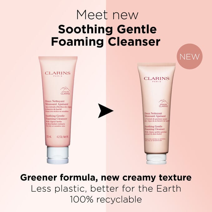 Soothing Gentle Foaming Face Cleanser for Dry Skin