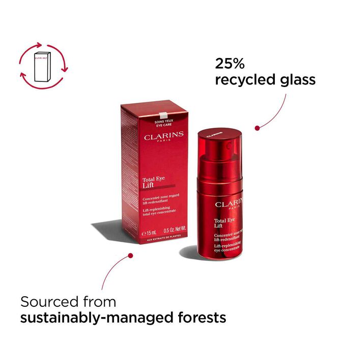 Total Eye Lift pack from sustainably-managed forests