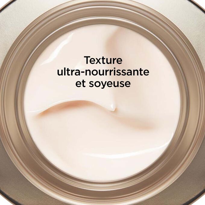 Texture ultra-nourrissante enrichie en huile Crème Nutri-Lumière Jour