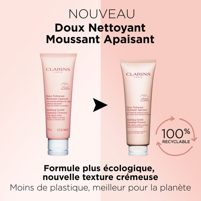 Doux Nettoyant Moussant Apaisant - Peaux Sèches